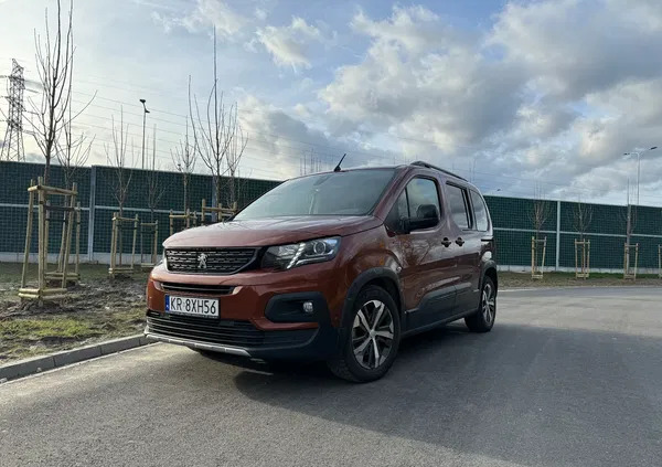 samochody osobowe Peugeot Rifter cena 72000 przebieg: 222800, rok produkcji 2019 z Kraków